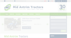 Desktop Screenshot of midantrimtractors.co.uk